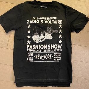 Zadig and Voltaire graphic t-shirt